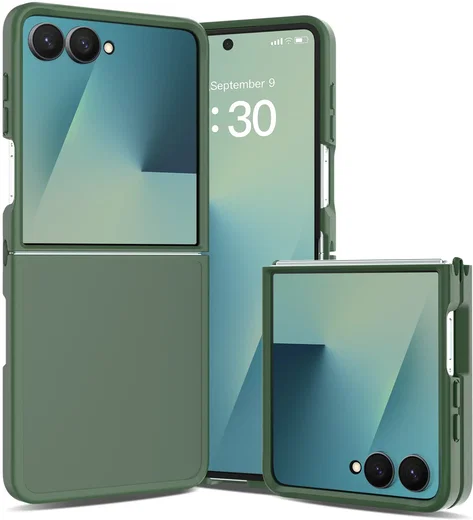 Samsung Galaxy Z Flip 8 Hoesje Back Cover Matte Groen afbeelding 1