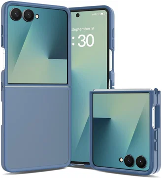 Samsung Galaxy Z Flip 8 Hoesje Back Cover Matte Blauw