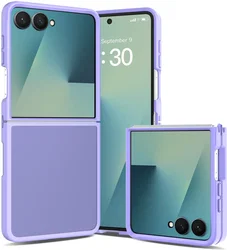 Samsung Galaxy Z Flip 8 Hoesje Back Cover Matte Paars afbeelding
