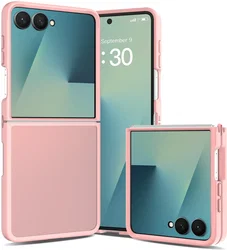 Samsung Galaxy Z Flip 8 Hoesje Back Cover Matte Roze afbeelding