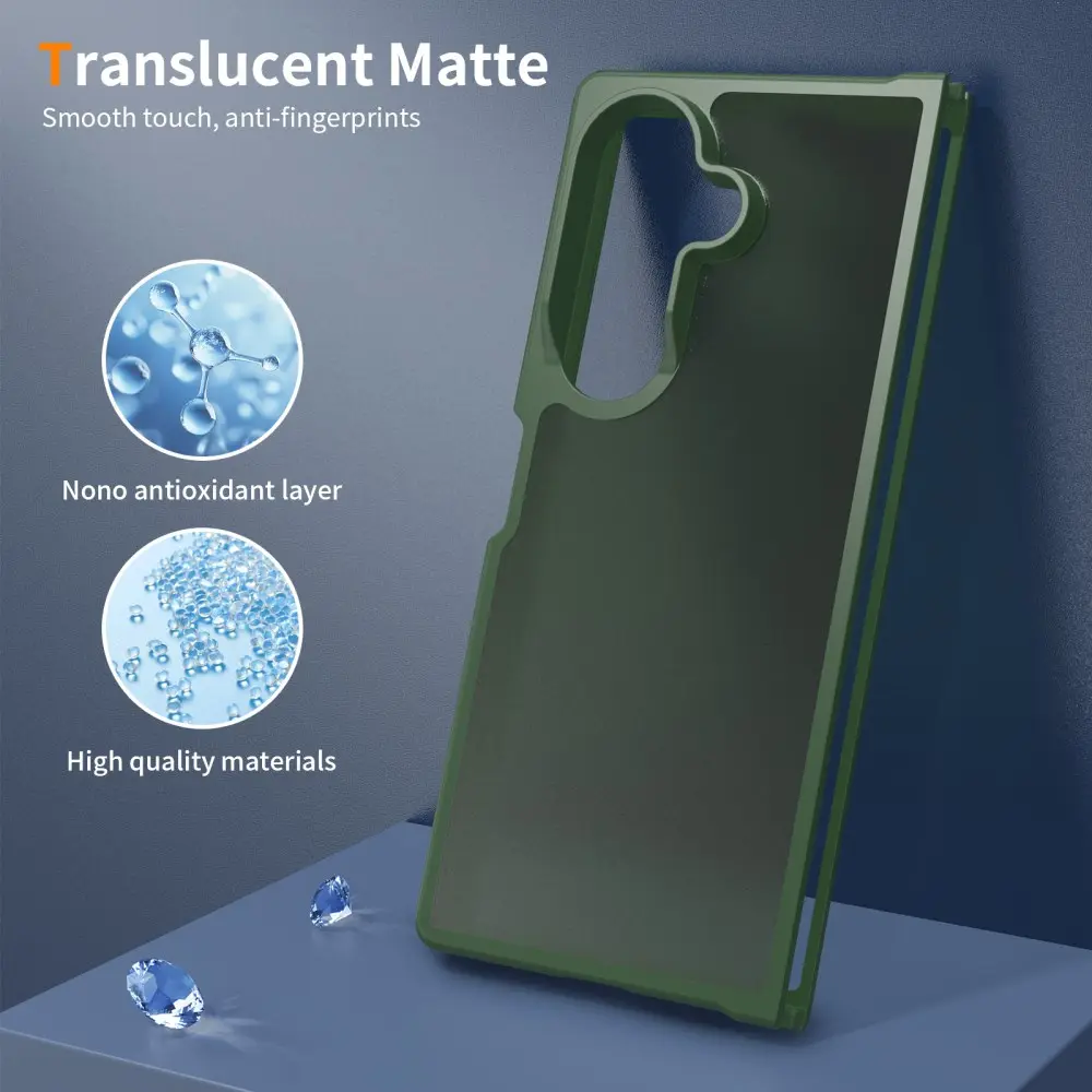 Samsung Galaxy Z Fold 8 Ultra Hoesje Back Cover Matte Groen afbeelding 4