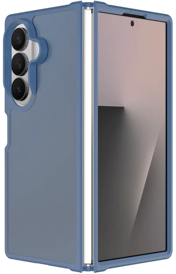 Samsung Galaxy Z Fold 8 Ultra Hoesje Back Cover Matte Blauw afbeelding 1