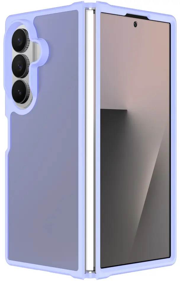 Samsung Galaxy Z Fold 8 Ultra Hoesje Back Cover Matte Paars afbeelding 1