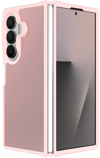 Samsung Galaxy Z Fold 8 Ultra Hoesje Back Cover Matte Roze afbeelding 1