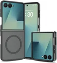 Samsung Galaxy Z Flip 8 Hybrid Hoesje met MagSafe Back Cover Matte Zwart