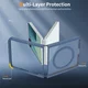 Samsung Galaxy Z Flip 8 Hybrid Hoesje met MagSafe Back Cover Matte Blauw afbeelding 3
