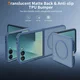 Samsung Galaxy Z Flip 8 Hybrid Hoesje met MagSafe Back Cover Matte Blauw afbeelding 2