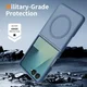 Samsung Galaxy Z Flip 8 Hybrid Hoesje met MagSafe Back Cover Matte Blauw afbeelding 6