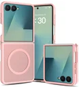Samsung Galaxy Z Flip 8 Hybrid Hoesje met MagSafe Back Cover Matte Roze