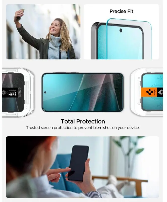 Spigen EZ Fit GLAS.tR Samsung A37 / A36 Screen Protector Transparant (1-Pack) afbeelding 4