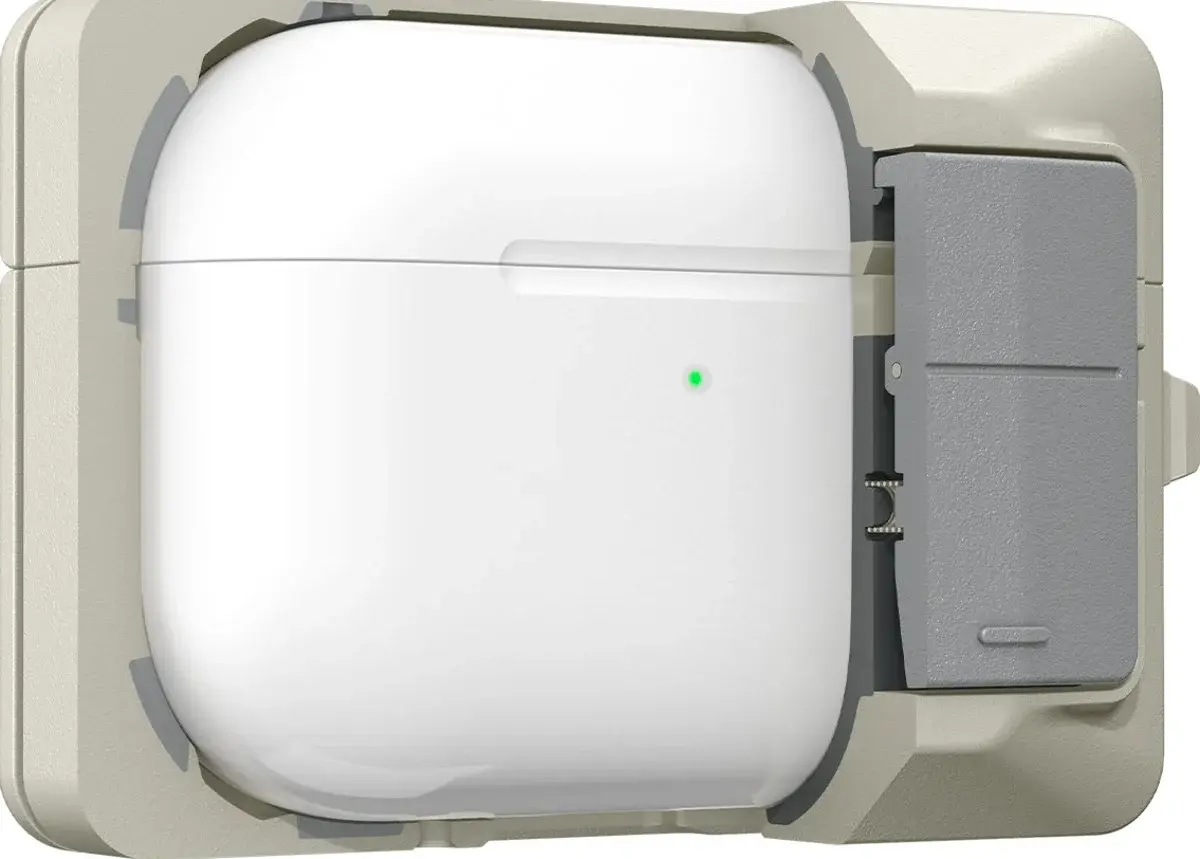 Spigen Classic LS AirPods Pro 3 (2025) Hoesje Schokbestendig met Koord Beige afbeelding 16
