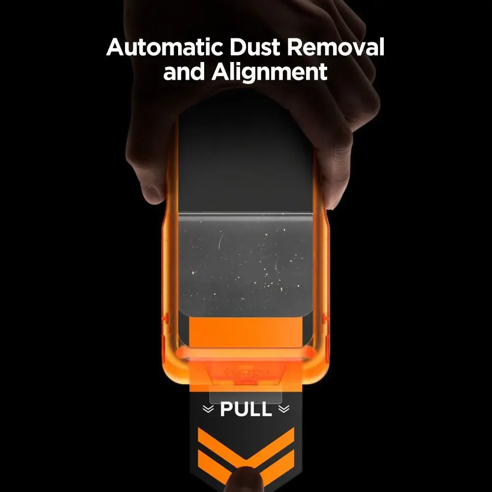 Spigen AlignMaster Apple iPhone 17 Pro Screen Protector Tempered Glass (3-Pack) afbeelding 7