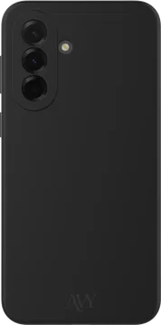 AVY Samsung Galaxy A37 Hoesje Liquid Silicone met MagSafe Zwart