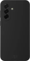 AVY Samsung Galaxy A37 Hoesje Liquid Silicone met MagSafe Zwart afbeelding