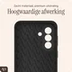 AVY Samsung Galaxy A37 Hoesje Liquid Silicone met MagSafe Zwart afbeelding 9