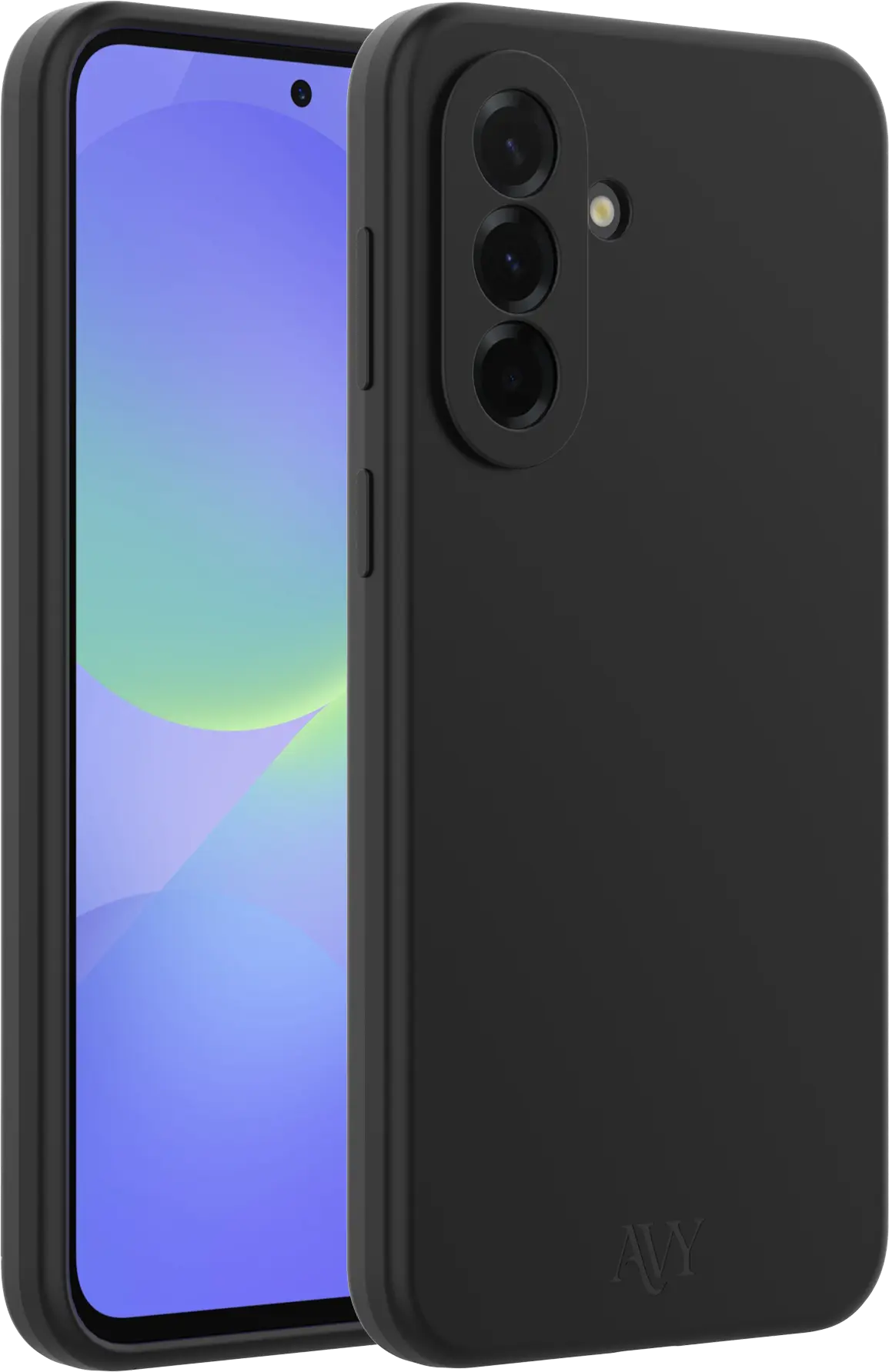 AVY Samsung Galaxy A37 Hoesje Liquid Silicone met MagSafe Zwart afbeelding 10