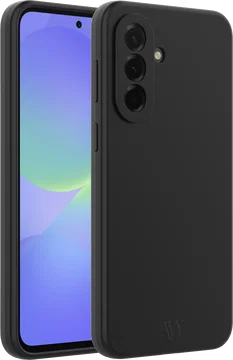 AVY Samsung Galaxy A37 Hoesje Liquid Silicone met MagSafe Zwart
