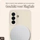 AVY Samsung Galaxy A37 Hoesje Liquid Silicone met MagSafe Beige afbeelding 7