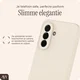 AVY Samsung Galaxy A37 Hoesje Liquid Silicone met MagSafe Beige afbeelding 8