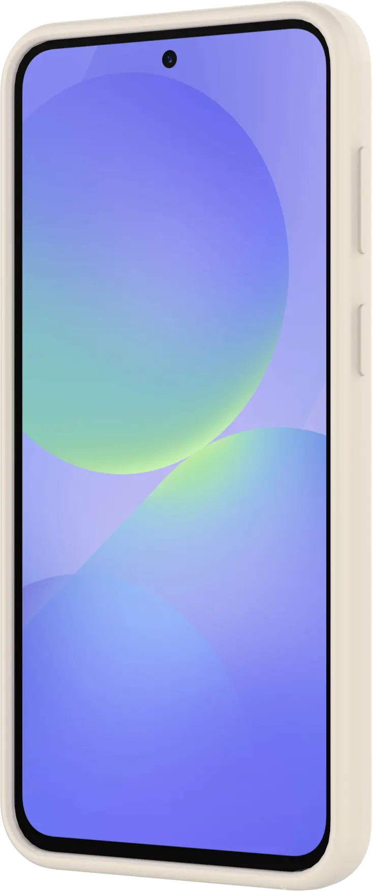 AVY Samsung Galaxy A37 Hoesje Liquid Silicone met MagSafe Beige afbeelding 12