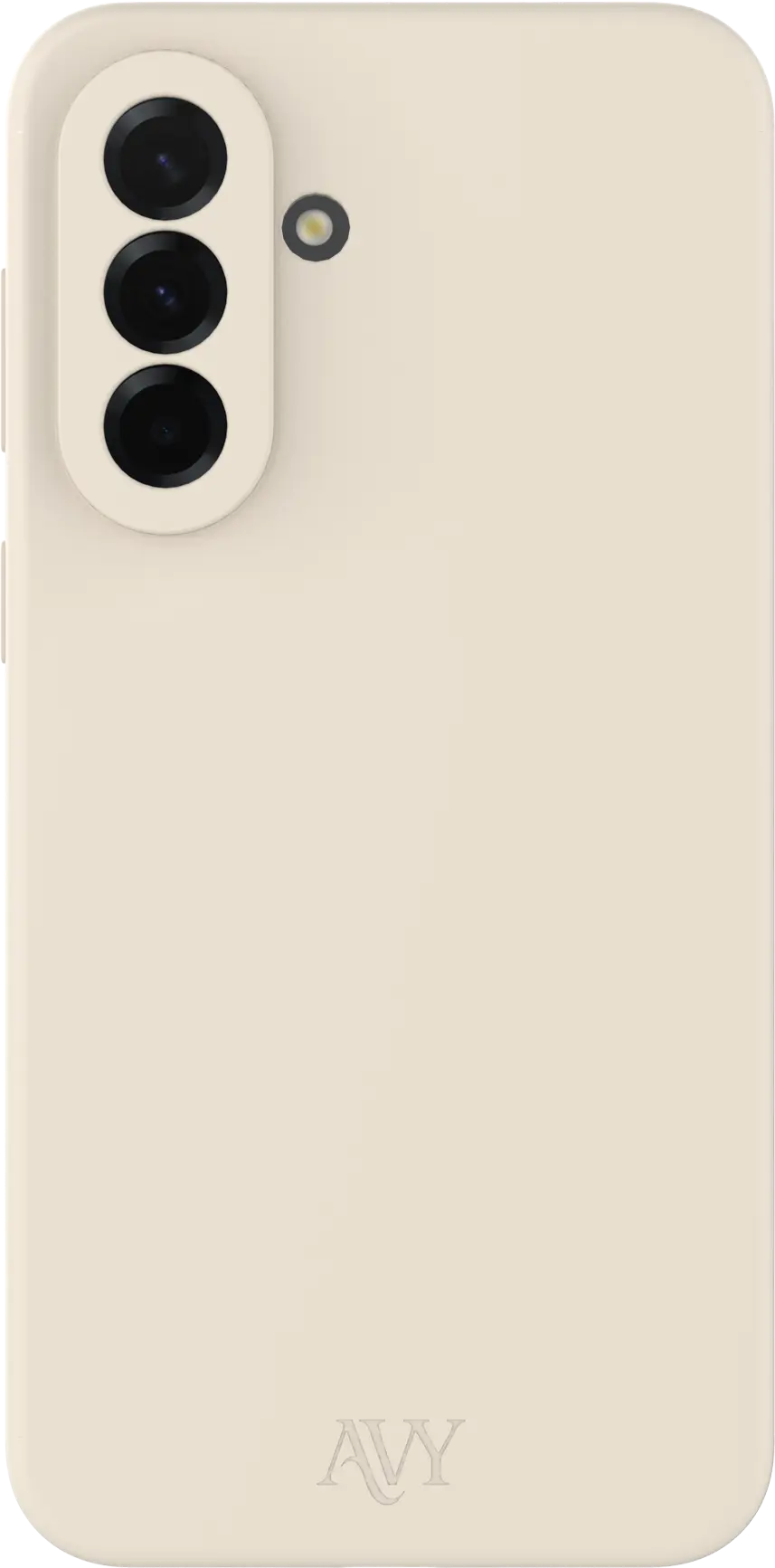 AVY Samsung Galaxy A37 Hoesje Liquid Silicone met MagSafe Beige afbeelding 1