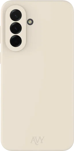 AVY Samsung Galaxy A37 Hoesje Liquid Silicone met MagSafe Beige afbeelding 1