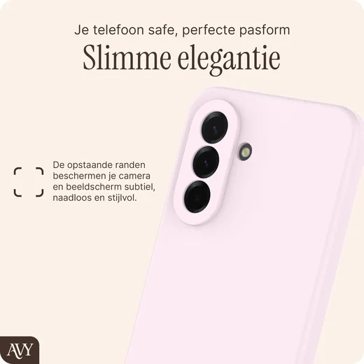 AVY Samsung Galaxy A37 Hoesje Liquid Silicone met MagSafe Roze afbeelding 8