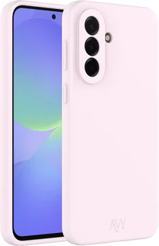 AVY Samsung Galaxy A37 Hoesje Liquid Silicone met MagSafe Roze