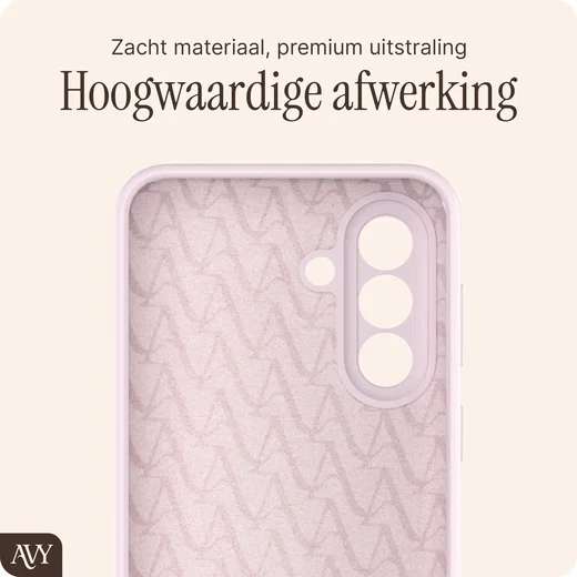 AVY Samsung Galaxy A37 Hoesje Liquid Silicone met MagSafe Roze afbeelding 9