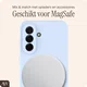 AVY Samsung Galaxy A37 Hoesje Liquid Silicone met MagSafe Blauw afbeelding 7