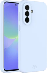 AVY Samsung Galaxy A37 Hoesje Liquid Silicone met MagSafe Blauw afbeelding