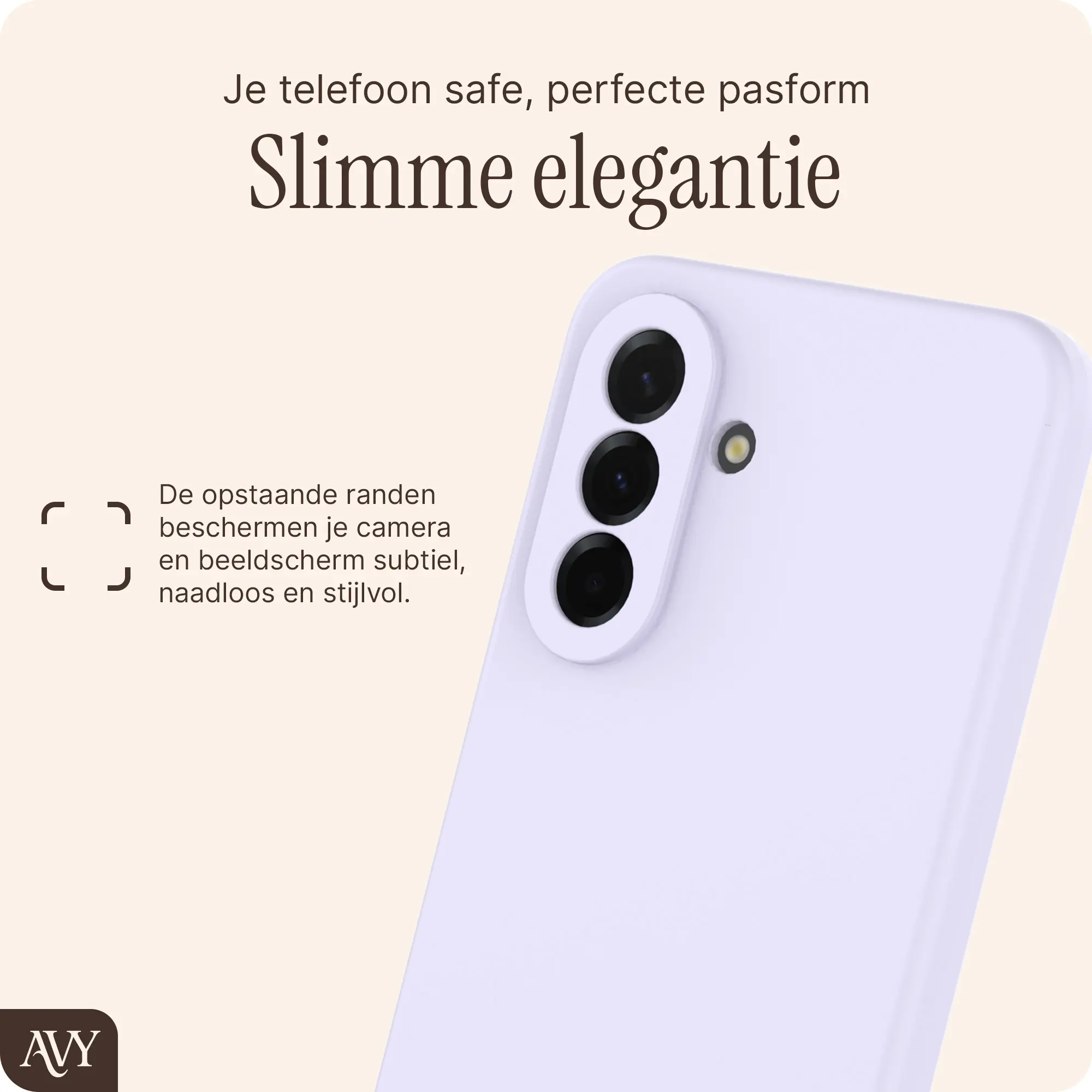 AVY Samsung Galaxy A37 Hoesje Liquid Silicone met MagSafe Paars afbeelding 8