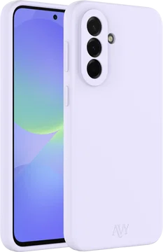 AVY Samsung Galaxy A37 Hoesje Liquid Silicone met MagSafe Paars