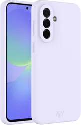 AVY Samsung Galaxy A37 Hoesje Liquid Silicone met MagSafe Paars afbeelding