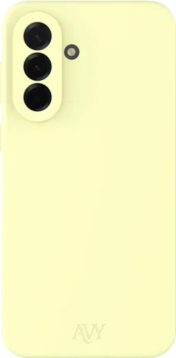 AVY Samsung Galaxy A37 Hoesje Liquid Silicone met MagSafe Butter Yellow afbeelding 1
