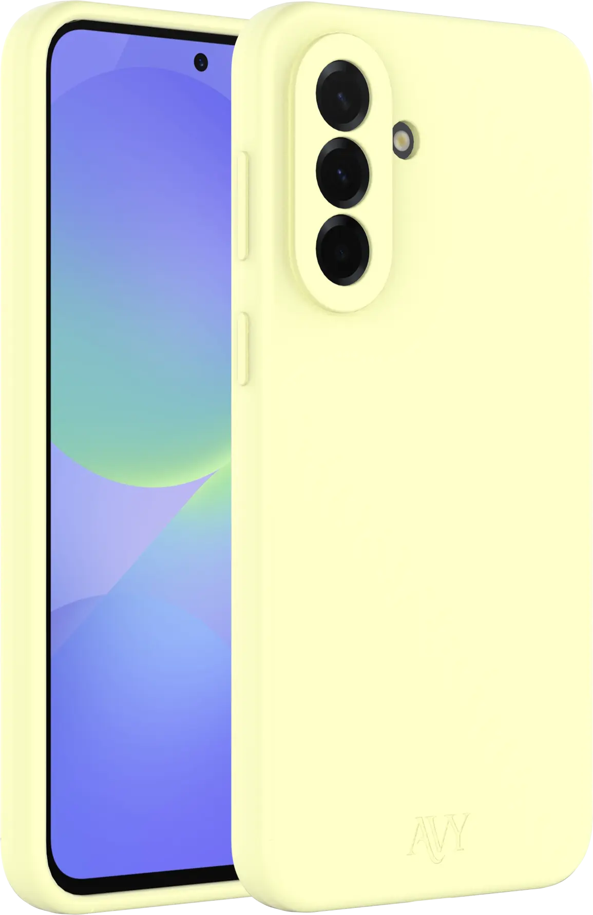 AVY Samsung Galaxy A37 Hoesje Liquid Silicone met MagSafe Butter Yellow afbeelding 10