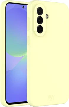 AVY Samsung Galaxy A37 Hoesje Liquid Silicone met MagSafe Butter Yellow