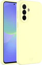AVY Samsung Galaxy A37 Hoesje Liquid Silicone met MagSafe Butter Yellow afbeelding