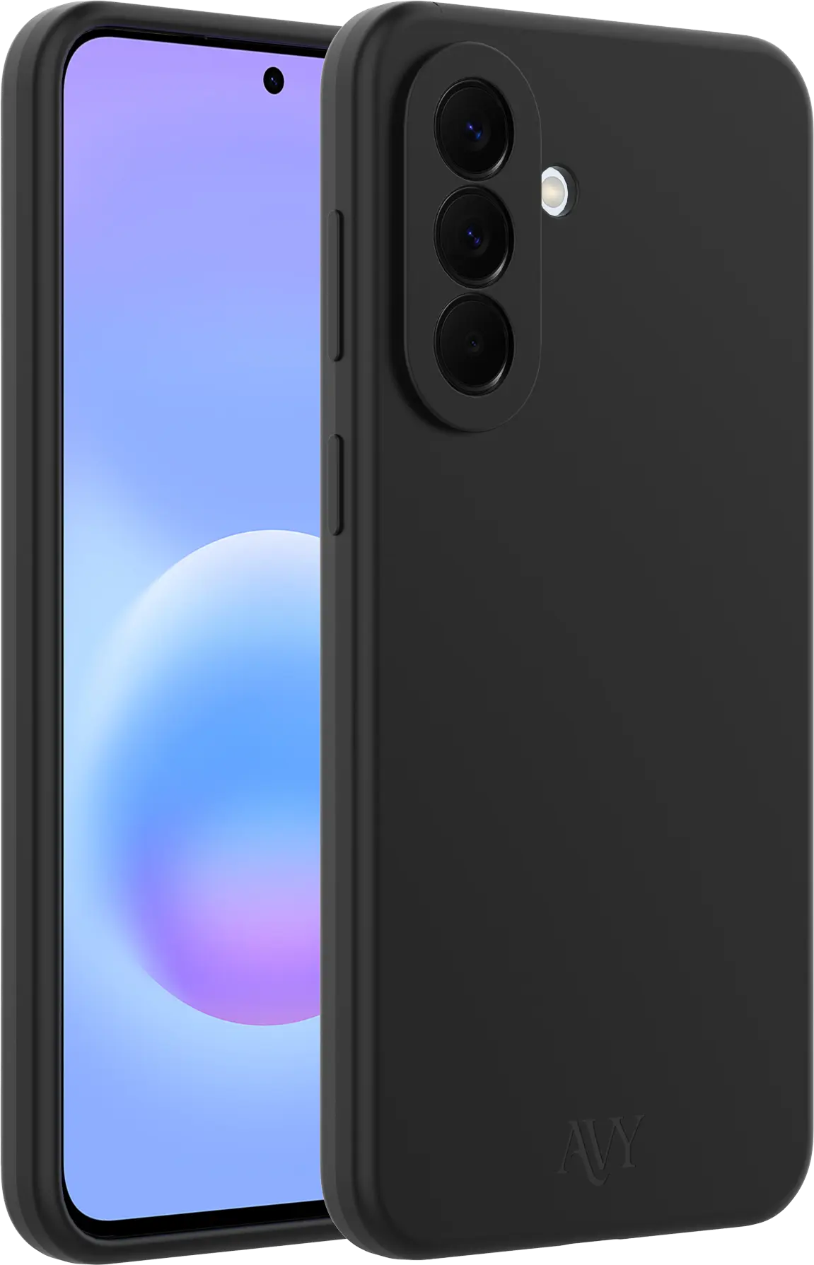 AVY Samsung Galaxy A57 Hoesje Liquid Silicone met MagSafe Zwart afbeelding 10