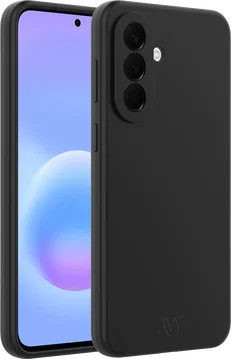 AVY Samsung Galaxy A57 Hoesje Liquid Silicone met MagSafe Zwart