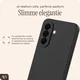 AVY Samsung Galaxy A57 Hoesje Liquid Silicone met MagSafe Zwart afbeelding 8