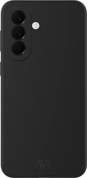 AVY Samsung Galaxy A57 Hoesje Liquid Silicone met MagSafe Zwart