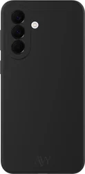 AVY Samsung Galaxy A57 Hoesje Liquid Silicone met MagSafe Zwart afbeelding