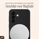 AVY Samsung Galaxy A57 Hoesje Liquid Silicone met MagSafe Zwart afbeelding 7