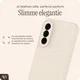 AVY Samsung Galaxy A57 Hoesje Liquid Silicone met MagSafe Beige afbeelding 8
