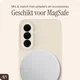AVY Samsung Galaxy A57 Hoesje Liquid Silicone met MagSafe Beige afbeelding 7