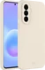 AVY Samsung Galaxy A57 Hoesje Liquid Silicone met MagSafe Beige afbeelding 10
