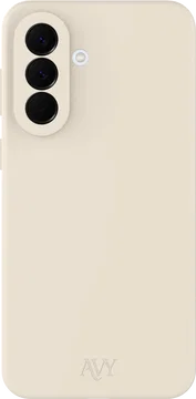 AVY Samsung Galaxy A57 Hoesje Liquid Silicone met MagSafe Beige