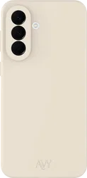AVY Samsung Galaxy A57 Hoesje Liquid Silicone met MagSafe Beige afbeelding