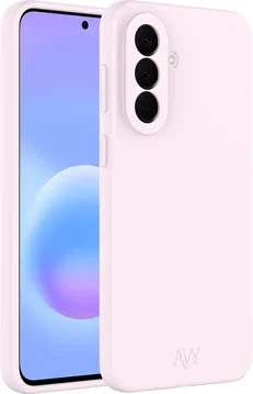 AVY Samsung Galaxy A57 Hoesje Liquid Silicone met MagSafe Roze